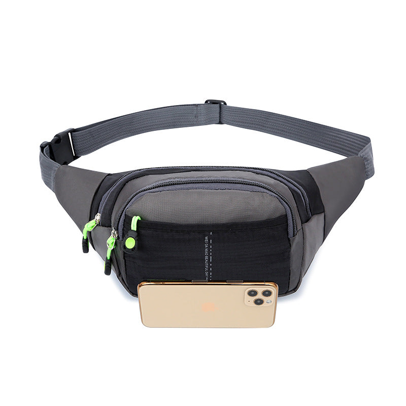 Wholesale Outdoor mountaineering multifunctional men's and women's running waist bag leisure travel waterproof crossbody chest bag