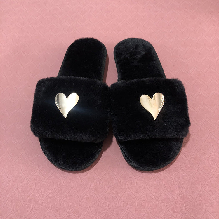 Wholesale  new small fragrant wind love tide net  Slippers