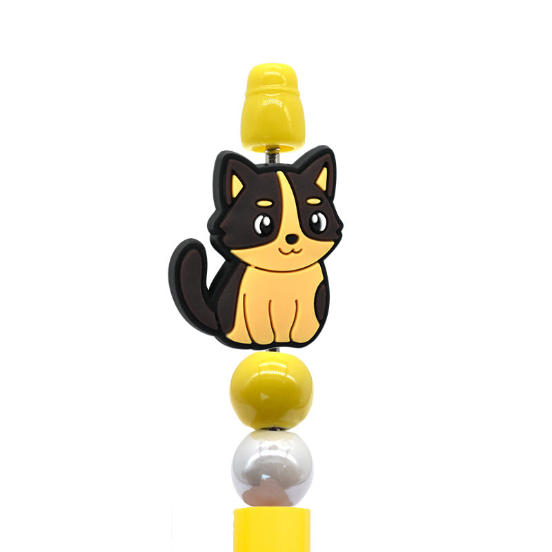 Wholesale  Random 100pcs/pack   Cartoon pet cat beads  Focal Beads