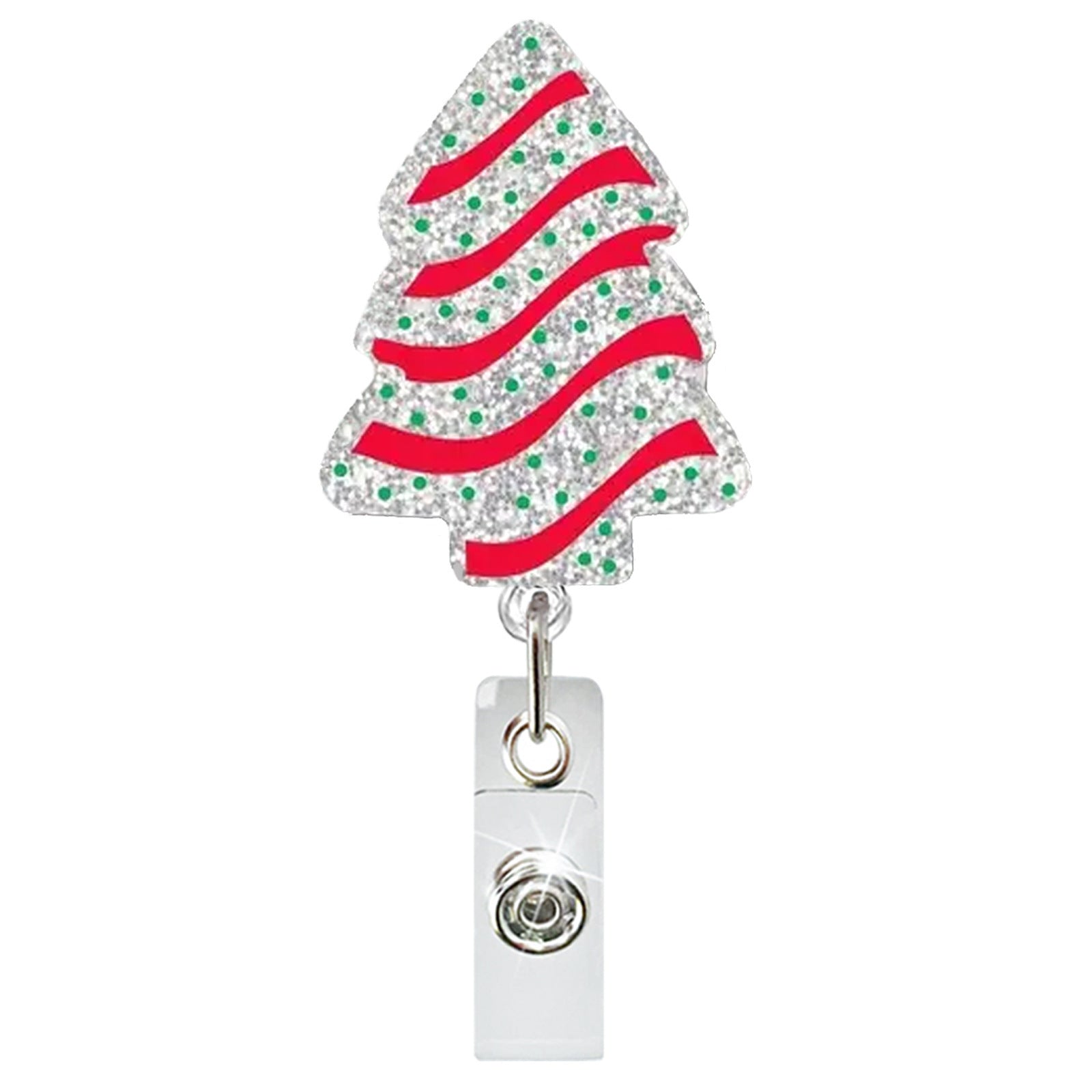 Wholesale Funny Christmas Tree Badge Reels