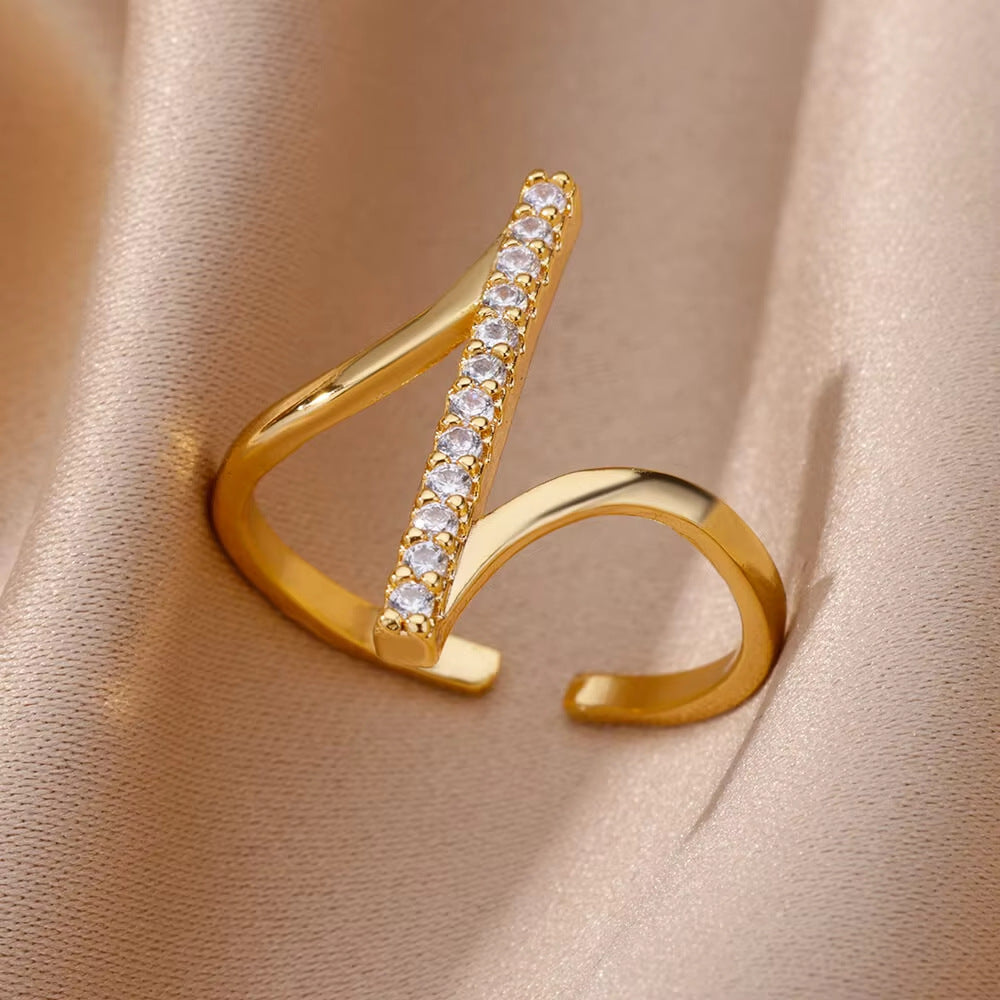 Wholesale Stainless Steel Ring Niche Design Luxury Ring