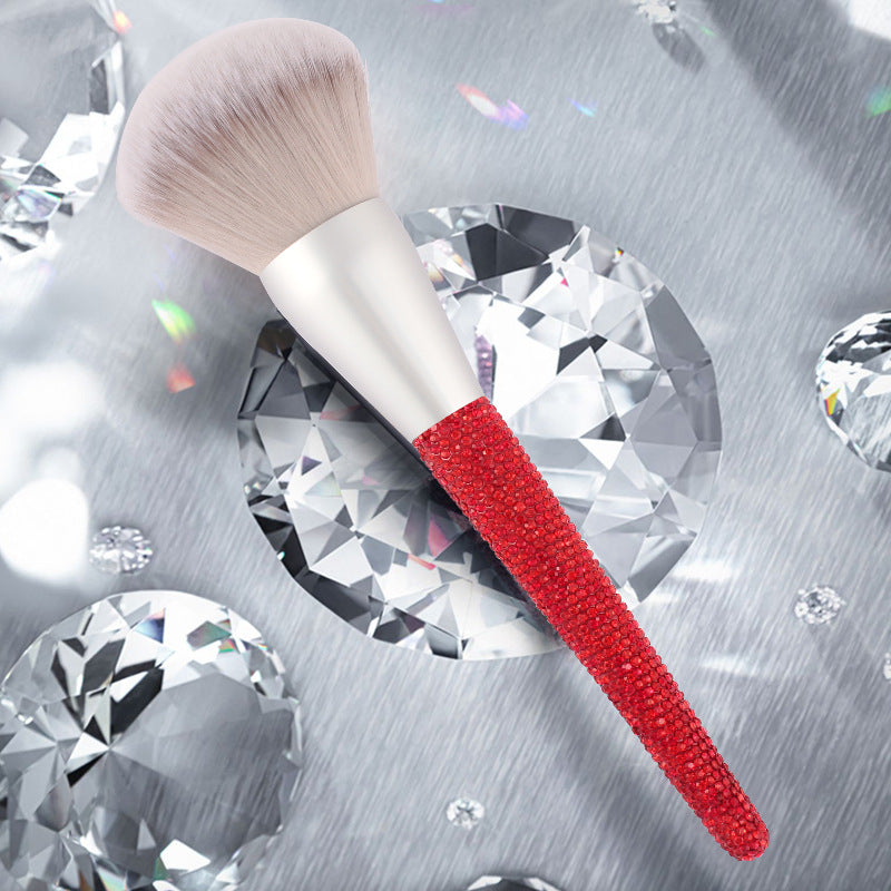 Wholesale Colorful Diamond Exquisite Man-made Fiber Makeup Brushes
