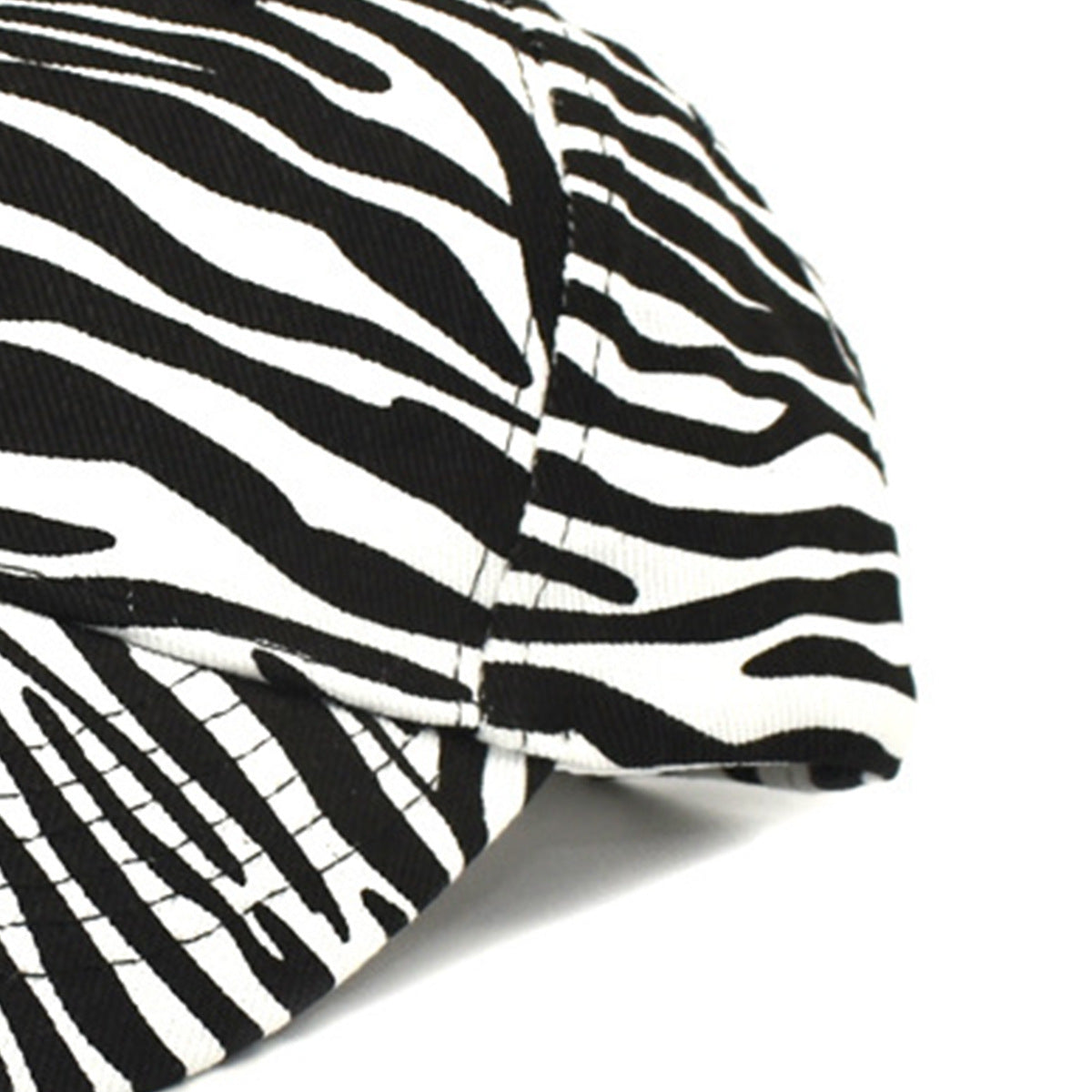 Wholesale Zebra Print Cotton Baseball Cap