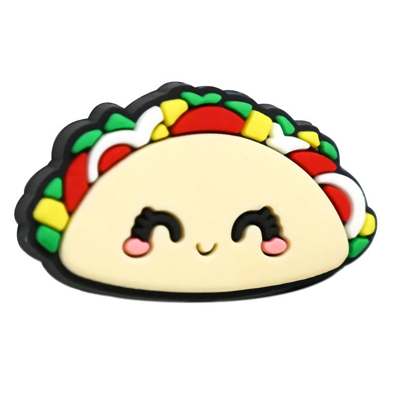 Wholesale Random 100pcs/pack  Cartoon Food Series Pen Beads   Focal Beads