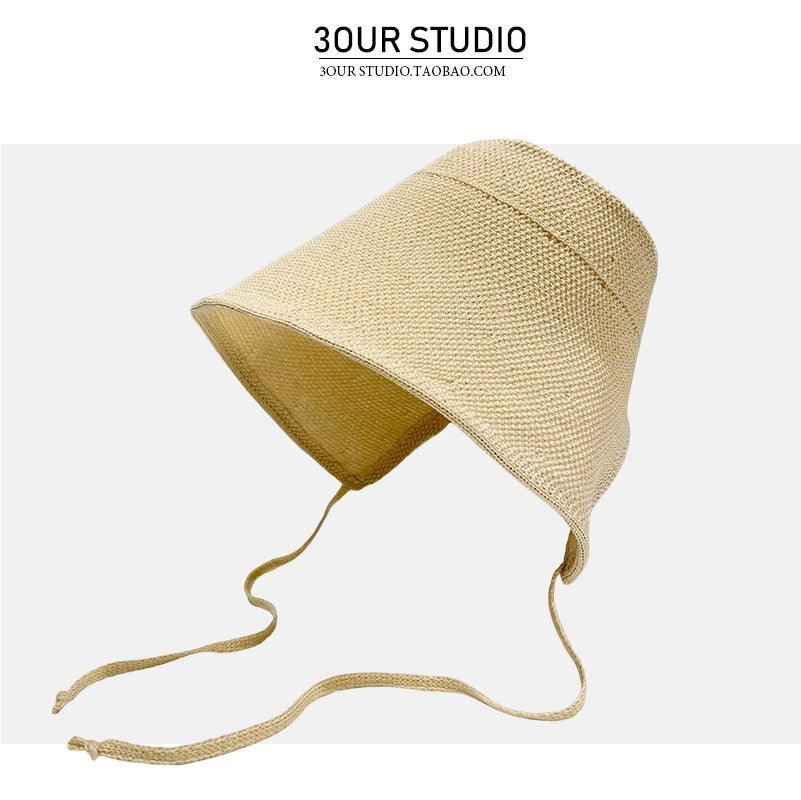 Wholesale Cotton and linen straw sun hat