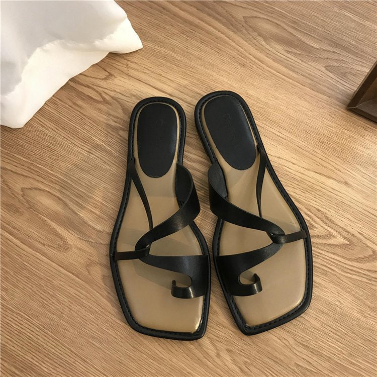 Wholesale Roman Style Slip-on Casual Slippers