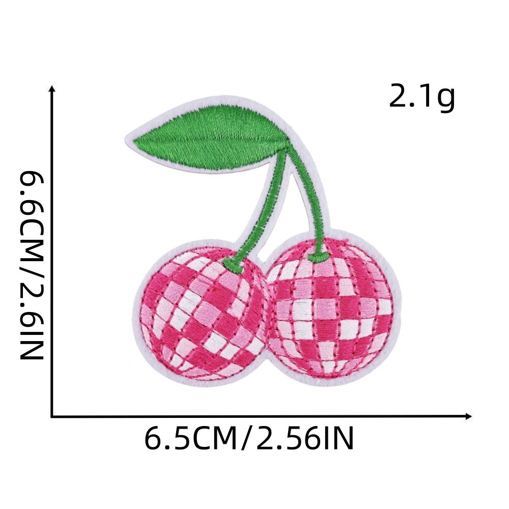 Wholesale Pink Cartoon Embroidery Iron On Patch For Kids Clothing DIY Accessory Gift