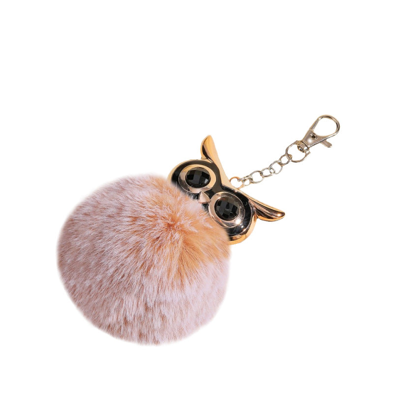 Wholesale Acrylic Owl Plush Keychain
