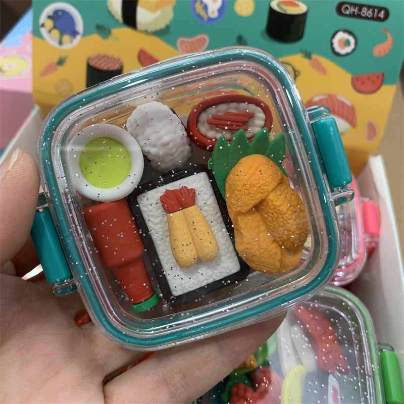 Lunch Box de lonchera al por mayor Erase de plato 24 piezas en una caja