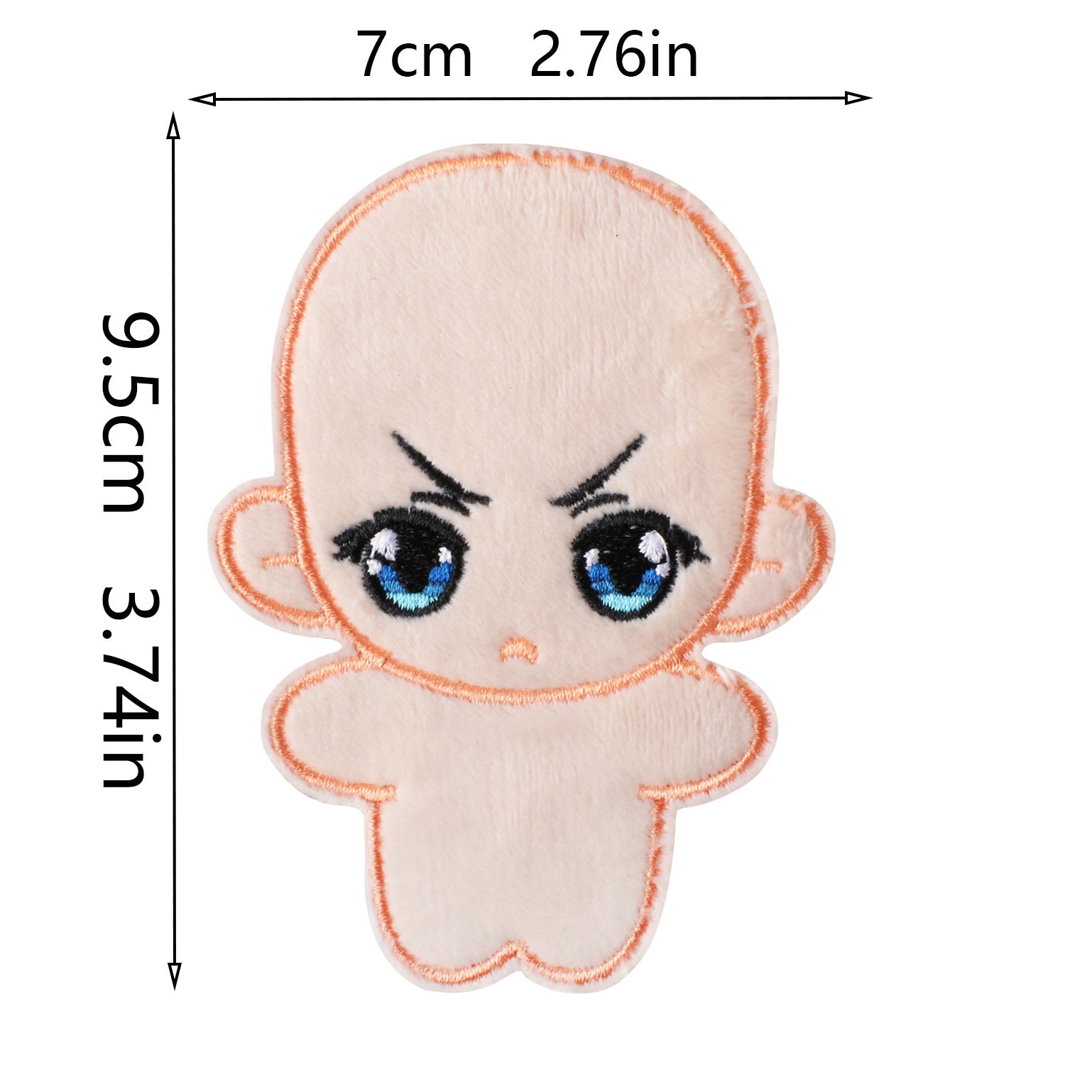 Wholesale 200 Sets Trendy Felt Doll DIY Embroidery Patch Kit For Clothing Decoration Boutique Craft Supply OLY Exclusive