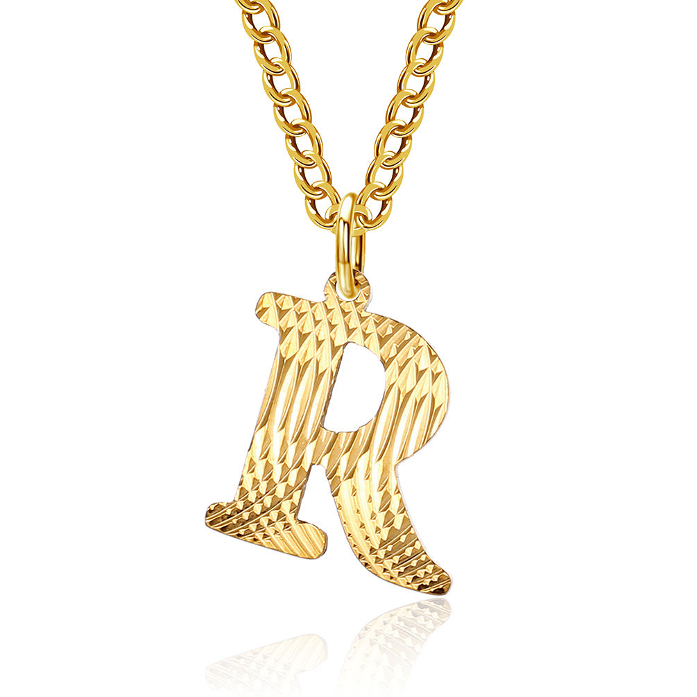 Wholesale English Letter Titanium Steel Necklaces