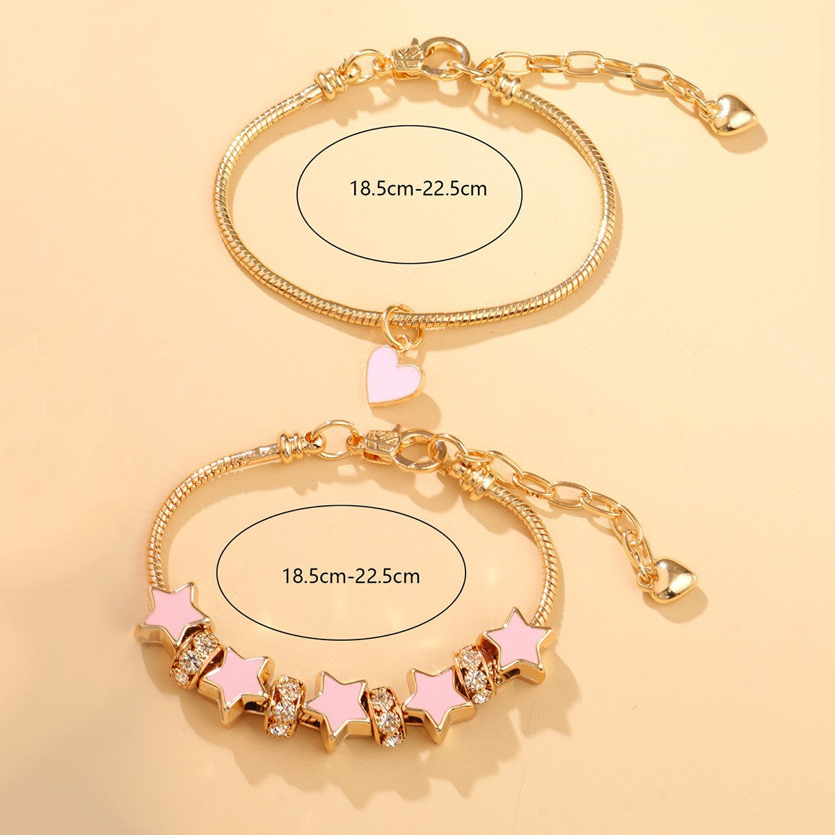 Wholesale DIY Blue Devil Eye Glass Diamond Star Bracelet