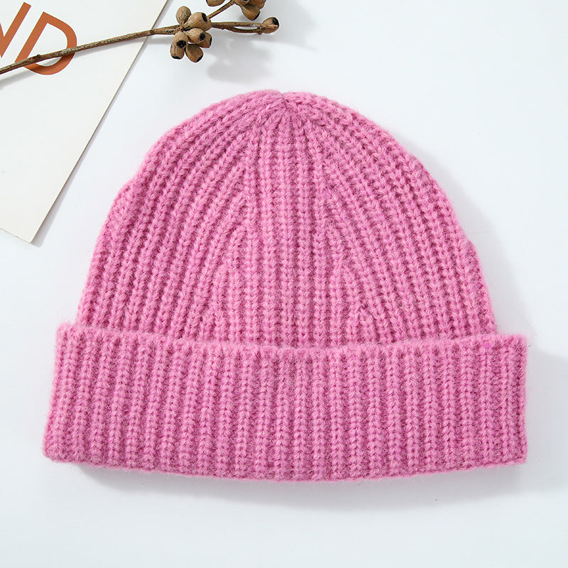 Wholesale Unisex Winter Large Head Circumference Warm Simple Beanie