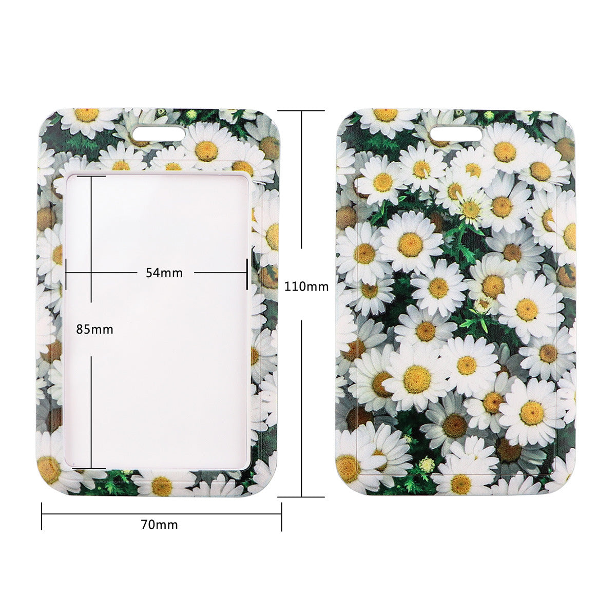 Wholesale Sunflower Daisy Flowers Mobile Phone Lanyard Card Holder Keychains