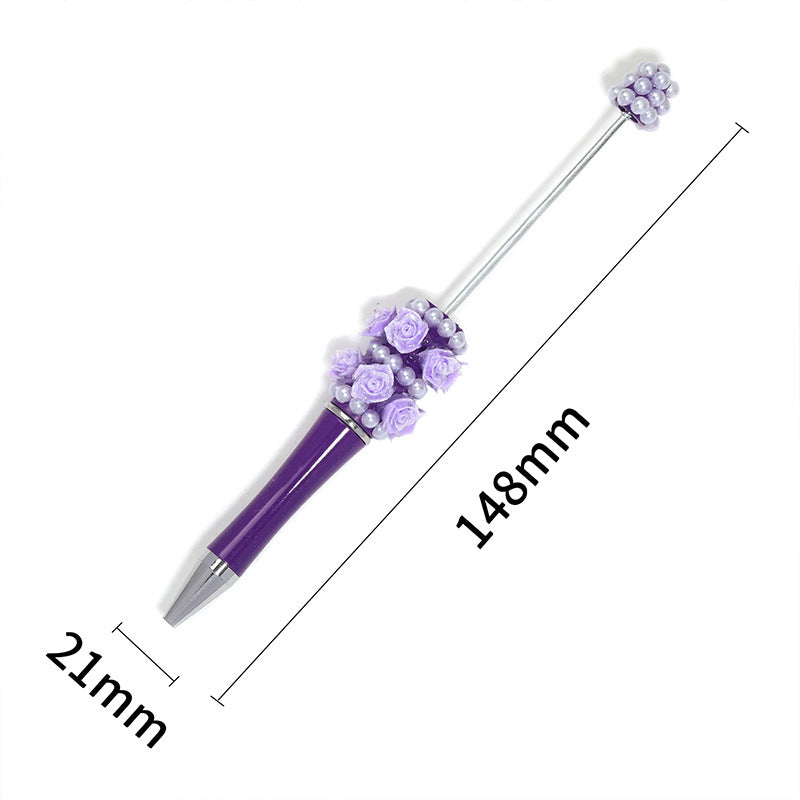Wholesale 5pc/pack Pearl beadable pen candy color
