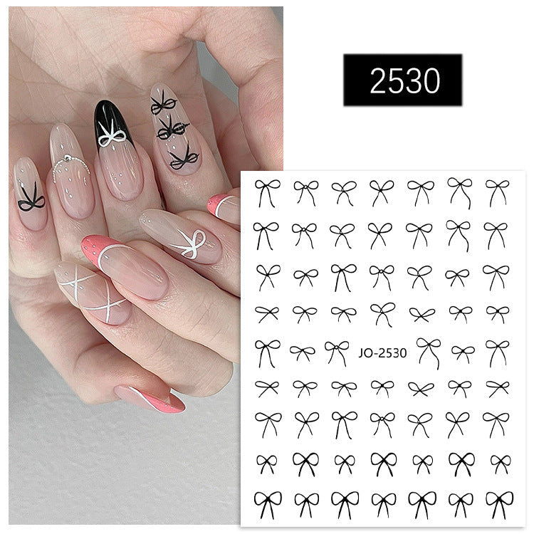 Wholesale Explosive Bow Nail Art Sticker