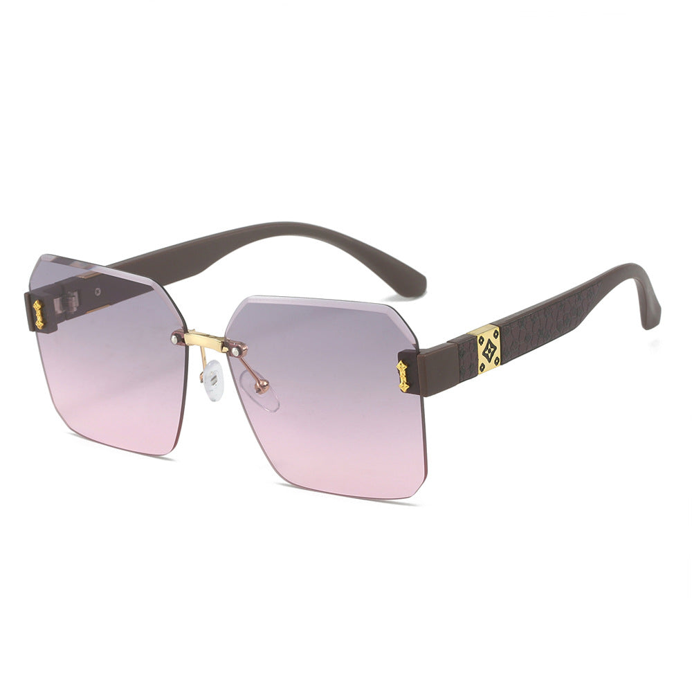 Wholesale Frameless Cut Edge UV Protection Polarized Sunglasses