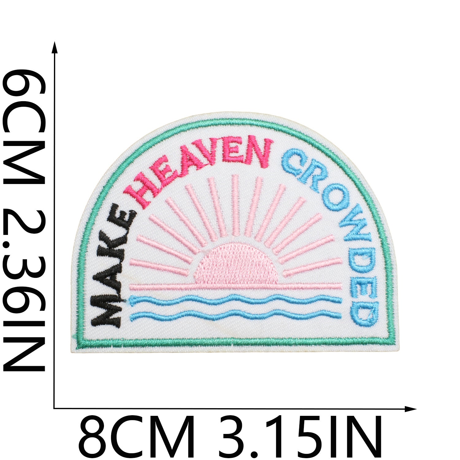 Wholesale God' s Will Embroidered Cloth Patch Bag Decoration Holy Gold  DIY Patches