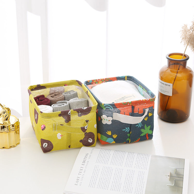 Wholesale Cotton and Linen Tabletop Miscellaneous Storage Box