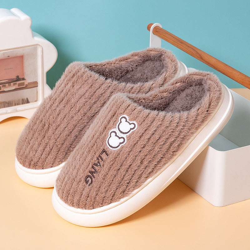 Wholesale Winter Cotton Slippers for Home Use Warm Cotton Slippers