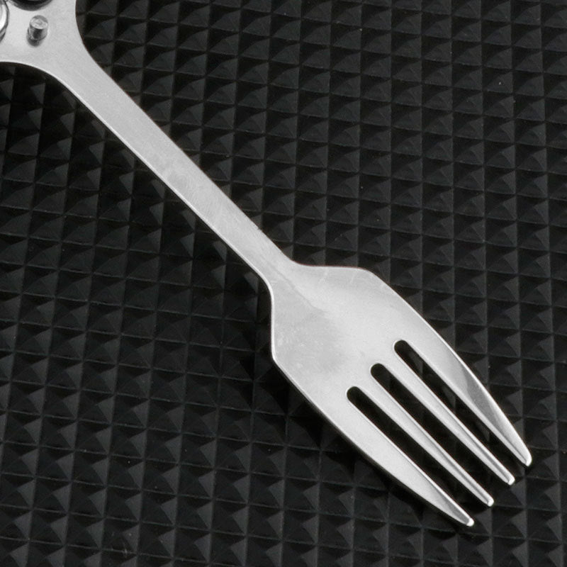 Wholesale Stainless Steel Outdoor Portable Folding Butterfly Practice Fork Spoon