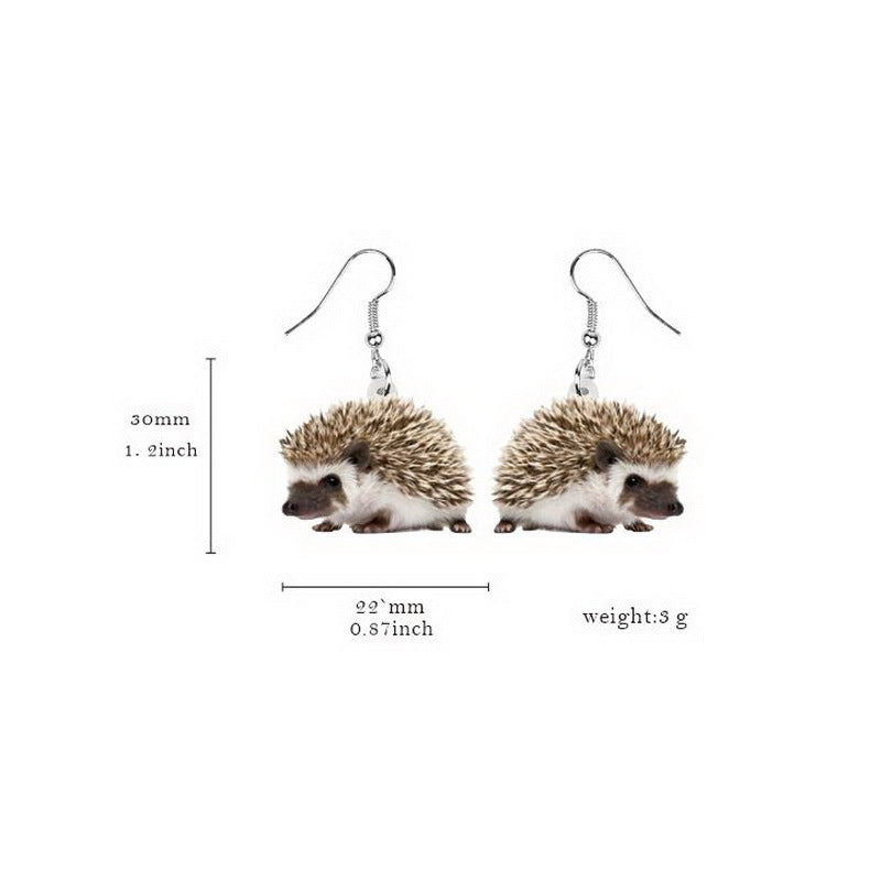 Wholesale 10pcs Rooster, Cow, Hamster, Piglet, Hedgehog, Squirrel, Rabbit, Black Cat, Puppy, Animal Earrings