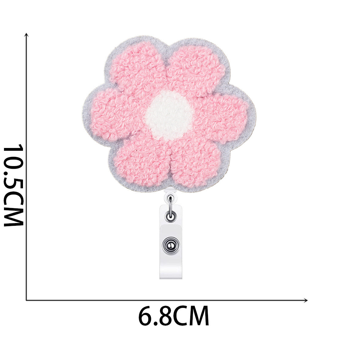 Wholesale Flower Easy-to-pull Buckle Embroidered Cloth Sticker