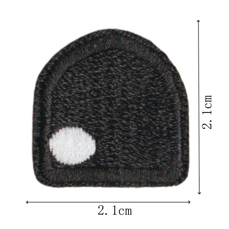 Wholesale Embroidered Cartoon Eye Patches Iron On DIY Decorative Accent For Towels Clothing Craft Supply