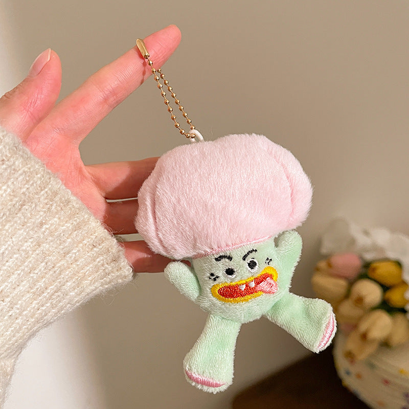 Wholesale Creative Food Plush Doll Pendant Girl Backpack Pendant Keychain Pendant Doll Small Gift Event Stall