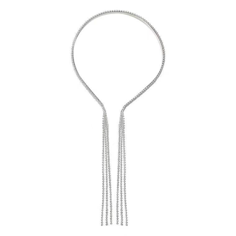 Wholesale Flash Diamond New Style Rhinestone Back Hairband