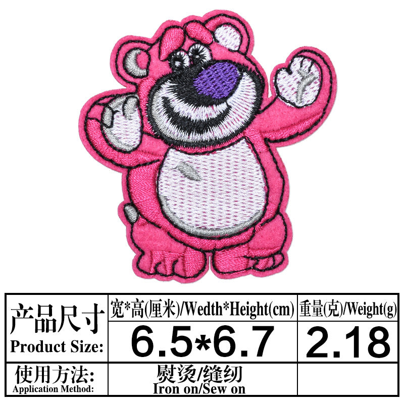 Wholesale cartoon cloth stickers cute DIY patch OLY Exclusive