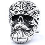 Wholesale  Simple Retro Punk Goethe Ring Titanium Steel Rust-free Fashion Jewelry Ring Pendant