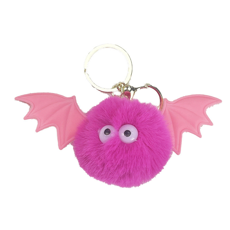 Wholesale Cute Plush Ball Keychains
