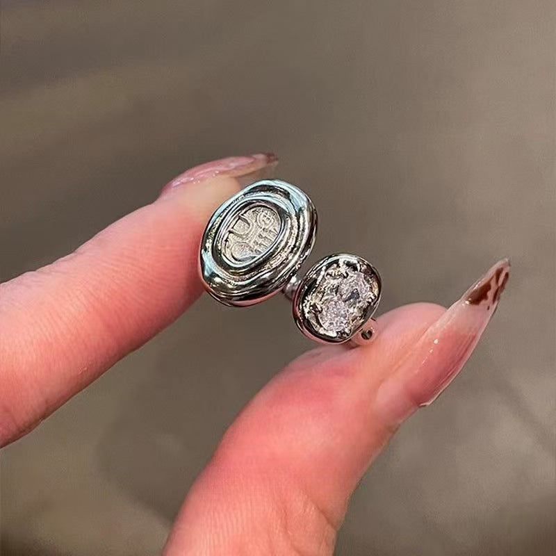 Wholesale Ins  Middle Ancient Opening Fashion Retro Ring