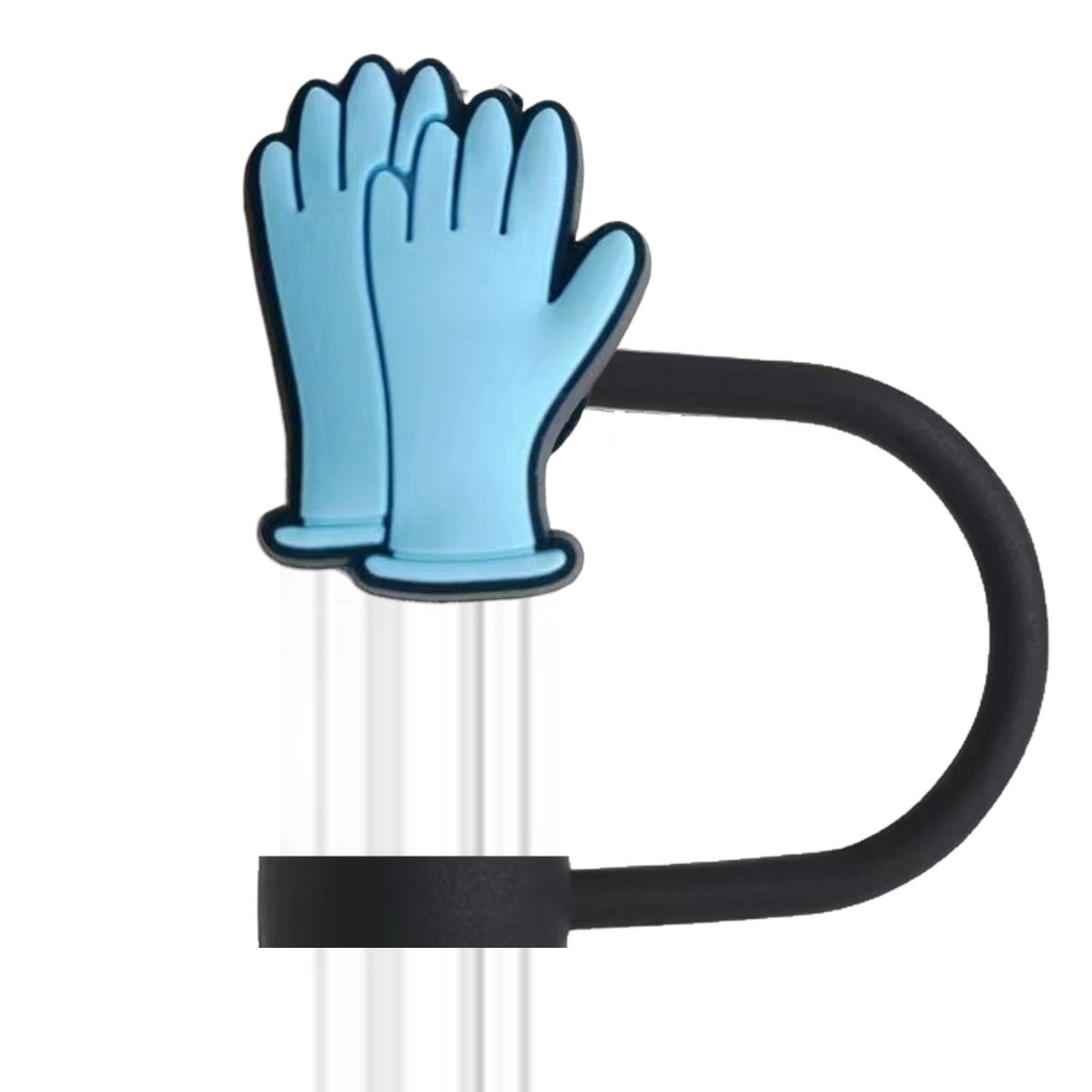 Wholesale 10pcs PVC 2-3cm Medical Series Cute Straw Cover Cup Decoration