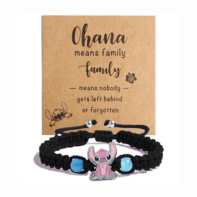 Wholesale  Woven Bracelet Cartoon Animation Hand Ornaments Hand-Woven Bracelet OLY Exclusive