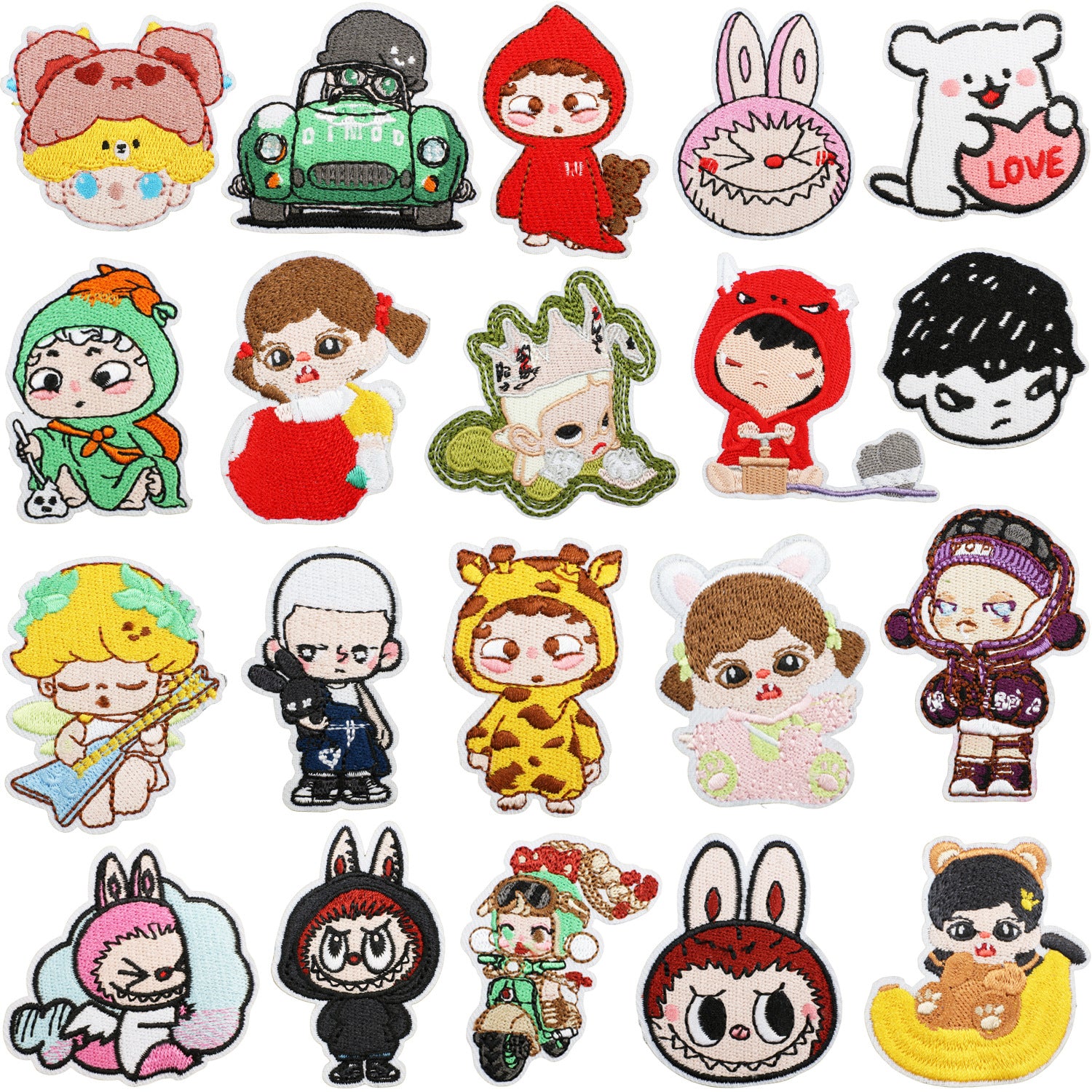 Wholesale Cute Embroidery Patches Iron On For Clothing Bags Craft Supply OLY Exclusive