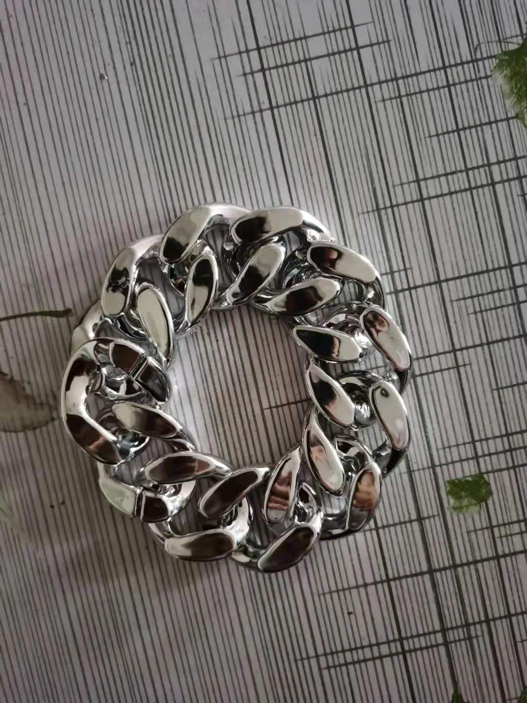 Wholesale Hip Hop Cuban Plastic ABS Necklaces