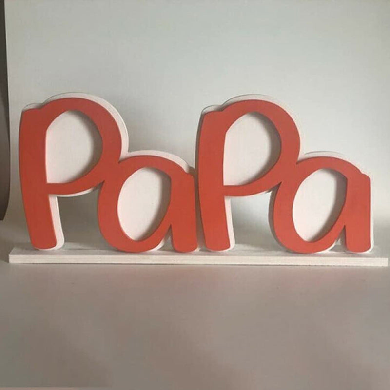 Wholesale Father's Day Dad Letters Acrylic Frame Ornaments
