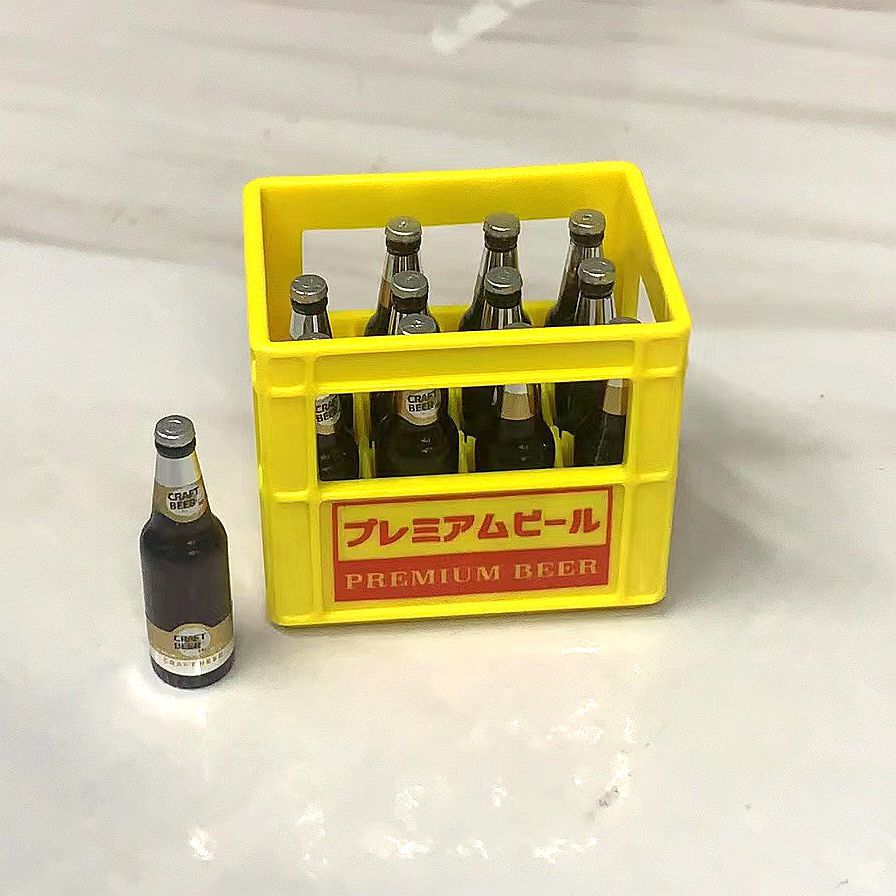 Wholesale mini simulation beer box beverage box model ornaments