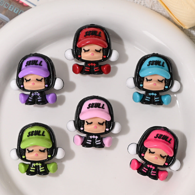 Wholesale 5pcs/pack holes loose beads diy mobile phone beads	OLY Exclusive