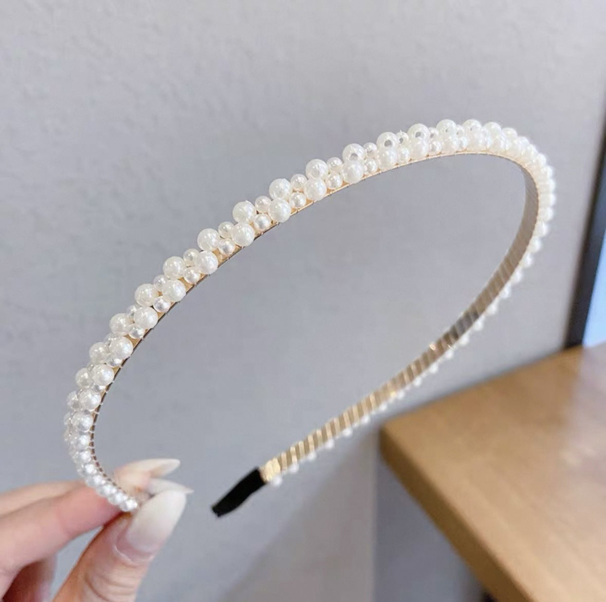 Wholesale Retro and high-end summer all-match pearl headband