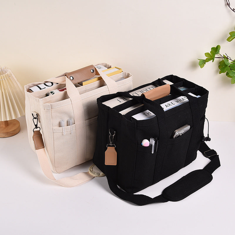 Wholesale Fashion Multi functional Mother and Baby Canvas Shoulder Bags