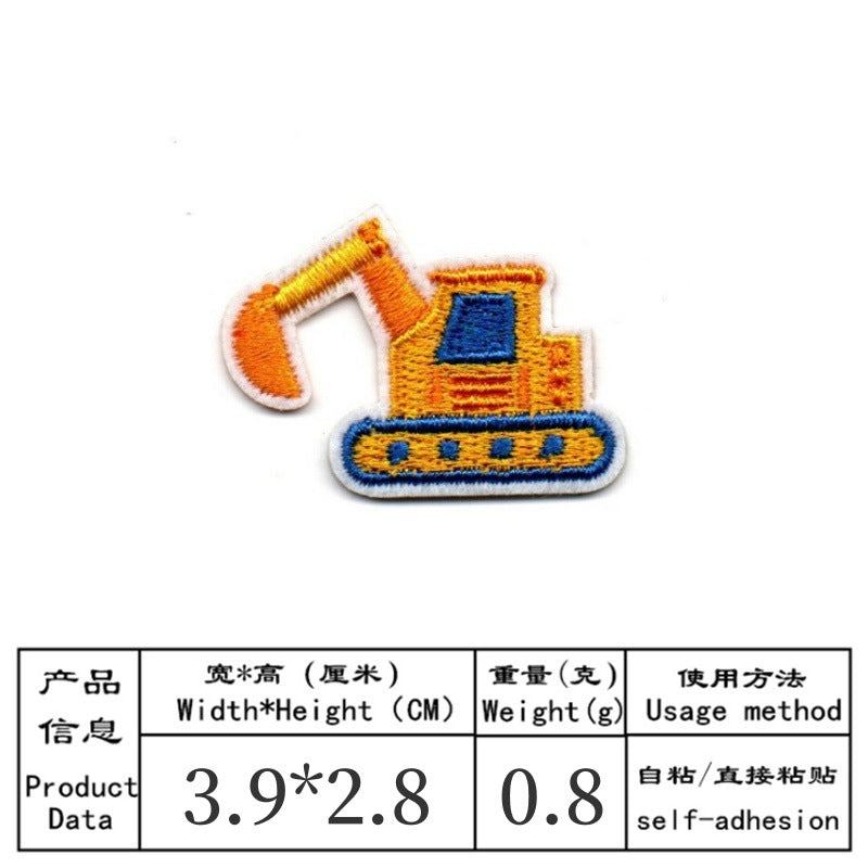 Wholesale Colorful cartoon car DIY Patches