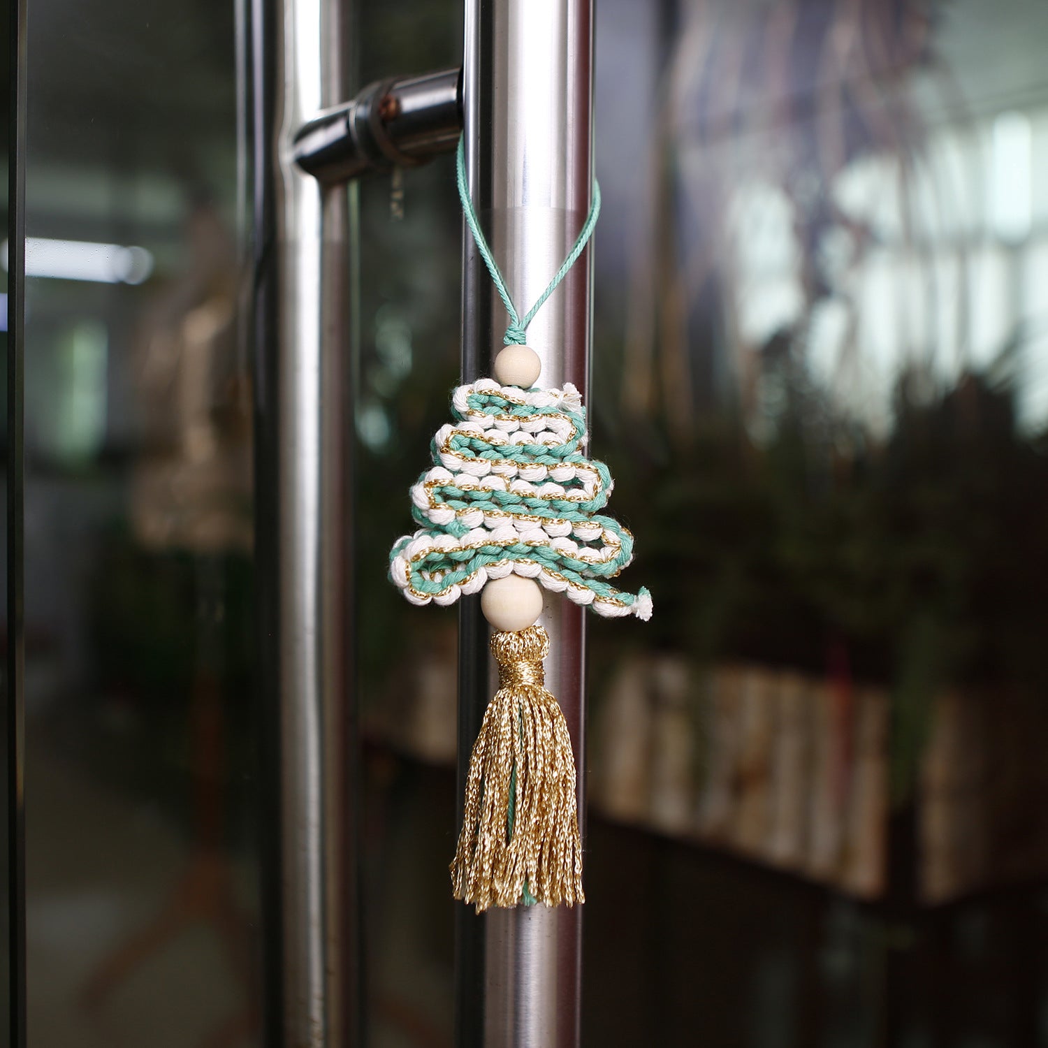 Wholesale New Hot Selling Christmas Hand-woven Tassel DIY Christmas Tree Pendant