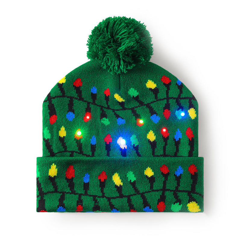 Wholesale Christmas hat  colorful woolen hat