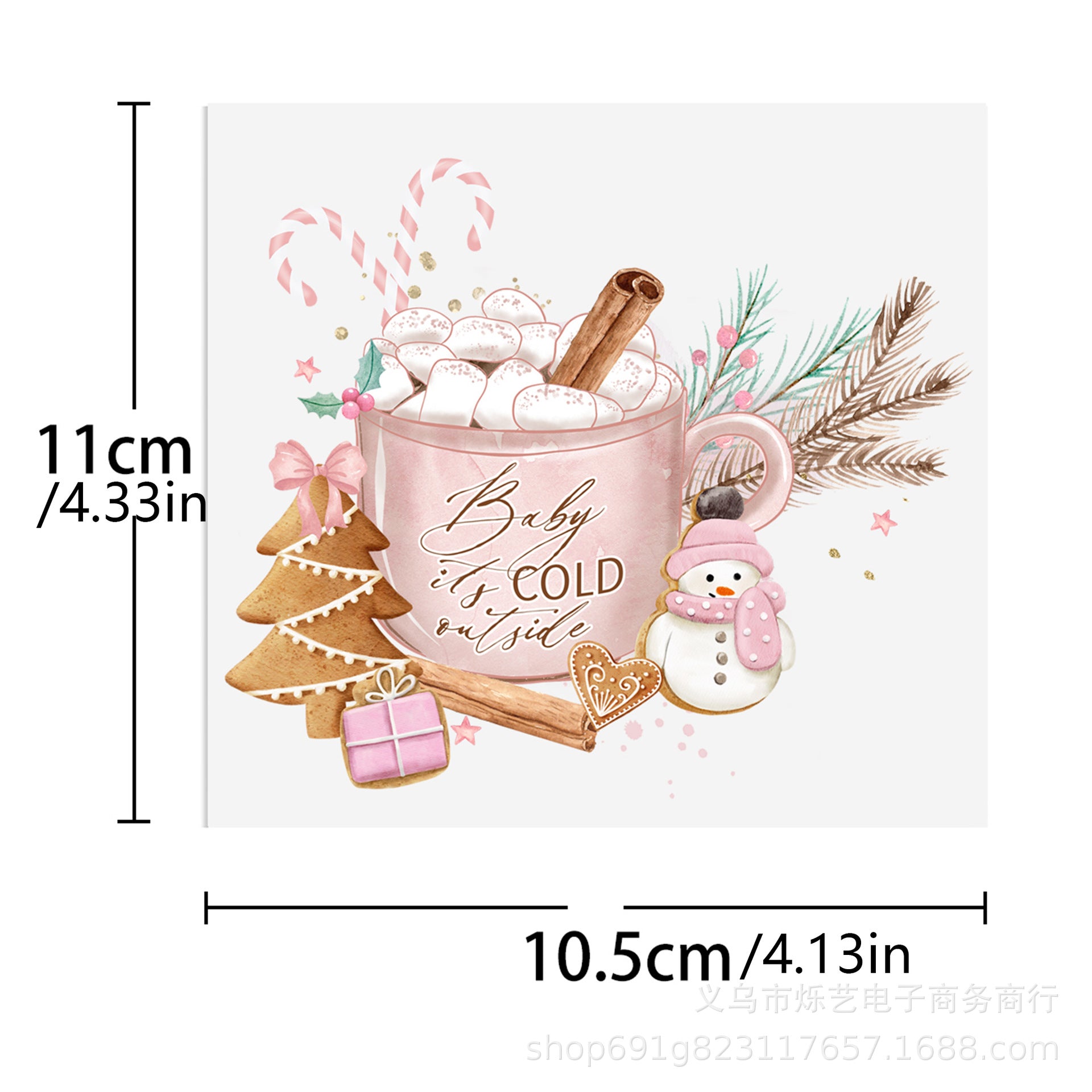 Wholesale Christmas series  Olaf  16oz Cup UV DTF Wraps