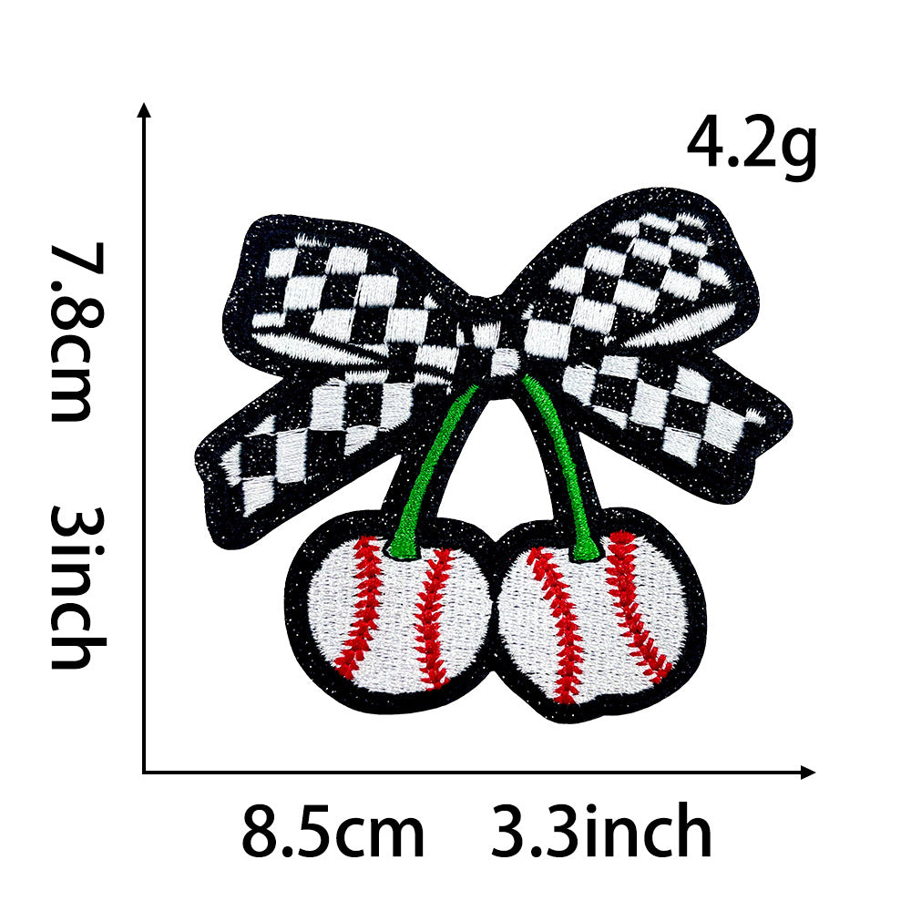 Wholesale Baseball Glove Sequin Embroidered Iron On Patches Sports Themed et Applique DIY Fashion Accessory For Gift And Boutique Resale