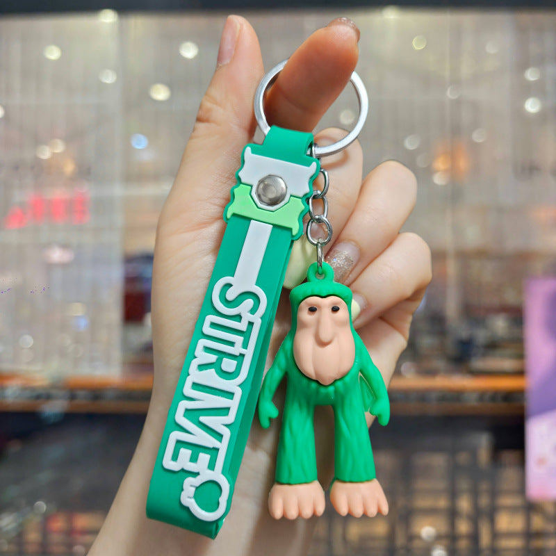 Wholesale Cute cartoon diverse animal Cute Keychain OLY Exclusive