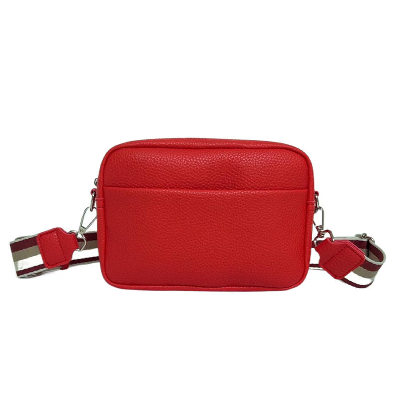 Wholesale Solid Color PU Crossbody Bag Single Shoulder Small Square Bag
